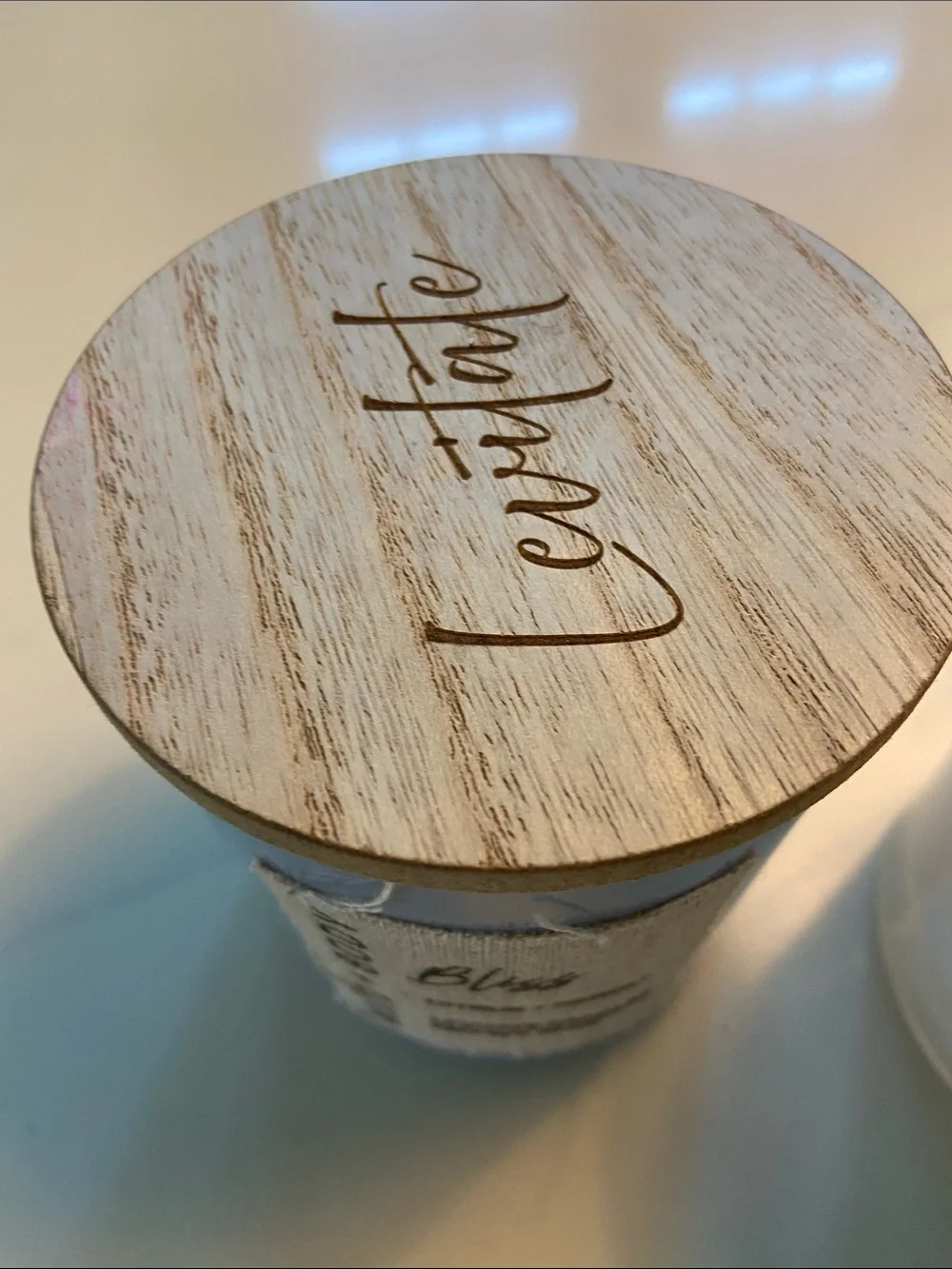 Storm Coconut & Beeswax Scented Candle — White